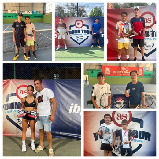 Medina del Campo despidió con éxito el AS Young Tour Infinity Tennis.